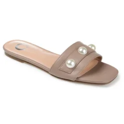 Journee Collection Womens Leonie Slide Flat Sandals 23 Journee Collection Womens Leonie Slide Flat Sandals -Noble Heels GUEST ab3d5c25 025d 4060 a888 5d855075f9bd