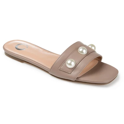 Journee Collection Womens Leonie Slide Flat Sandals 12 Journee Collection Womens Leonie Slide Flat Sandals - Image 10