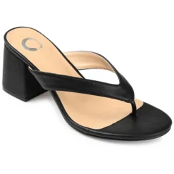 Journee Collection Womens Alika Slip On Block Heel Sandals -Noble Heels GUEST ae06fac0 59ce 49ad ab29 da1e73823b46