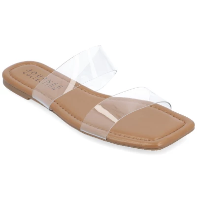 Journee Collection Womens Amata Tru Comfort Foam Lucite Strap Slide Sandals 13 Journee Collection Womens Amata Tru Comfort Foam Lucite Strap Slide Sandals - Image 11
