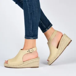 Journee Collection Womens Crew Wedge Heel Espadrille Sandals 22 Journee Collection Womens Crew Wedge Heel Espadrille Sandals -Noble Heels GUEST b55838e5 8ed4 4320 8677 6c2c4b974f75