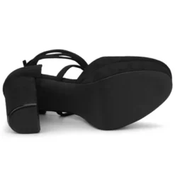 Allegra K Women's Platform Block Heel Lace Up Pumps Sandals -Noble Heels GUEST b7127d1b 8092 45b6 adb4 74f66ff99e9b