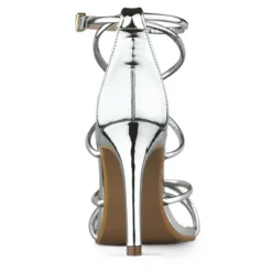 Allegra K Women's Open Toe Strappy Straps Stiletto Heel -Noble Heels GUEST b7af9c19 a235 43a0 ab51 77d320ef518e