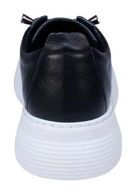 Cools 21 Graze Hidden Lace Perforated Memory Foam Platform Leather Sneakers 4 Cools 21 Graze Hidden Lace Perforated Memory Foam Platform Leather Sneakers - Image 2