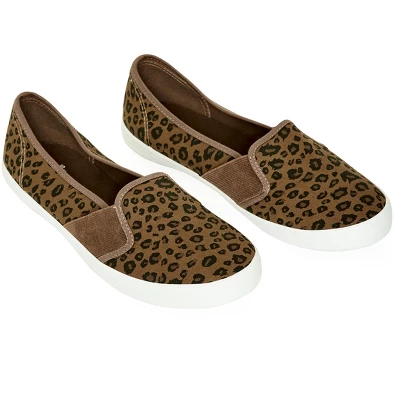 Women's WIDE FIT Leopard Skater - Animal | EVANS 8 Women's WIDE FIT Leopard Skater - Animal | EVANS - Image 6