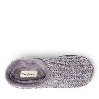 Dearfoams Women's Chenille High Vamp Clog 5 Dearfoams Women's Chenille High Vamp Clog - Image 3