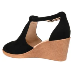 Journee Collection Womens Kedzie Tru Comfort Foam Buckle Open Toe Wedge -Noble Heels GUEST ba073499 0954 4f0c b220 7246899d1c46