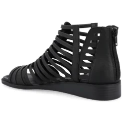 Journee Collection Womens Delilah Tru Comfort Foam Gladiator Sliver Wedge Sandals -Noble Heels GUEST bb685f3f a75c 4abb b473 3a632ae4073c