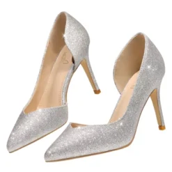 Perphy Glitter Pump Pointed Toe Slip-on Stiletto Heels Pumps For Women -Noble Heels GUEST bb77ce93 f273 4142 bf9a 8808eca9e258