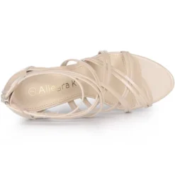 Allegra K Women's Open Toe Strappy Stiletto Heel Lace Up Sandals 17 Allegra K Women's Open Toe Strappy Stiletto Heel Lace Up Sandals -Noble Heels GUEST bbbce471 9f10 4768 8f59 2885e90b93e5