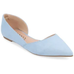 Journee Collection Womens Ester Slip On Pointed Toe D'Orsay Flats -Noble Heels GUEST bcf59cf7 b0c7 4f43 9e20 5bac60b92e9b