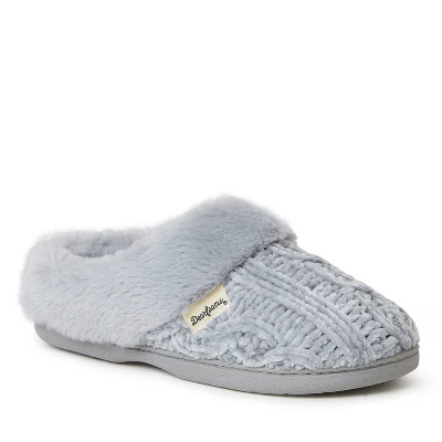 Dearfoams Womens Claire Cable Knit Chenille Clog Slipper 10 Dearfoams Womens Claire Cable Knit Chenille Clog Slipper - Image 8