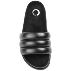 Journee Collection Womens Lazro Tru Comfort Foam Slide Flat Sandals -Noble Heels GUEST bf3ddcb9 d1ca 456c 9d31 6da0120cab94