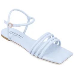 Journee Collection Womens Lyddea Tru Comfort Foam Buckle Multi Strap Sandal -Noble Heels GUEST c0c93d38 66a7 4c78 8e2b 368344497993