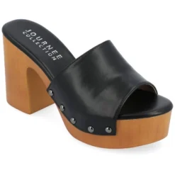 Journee Collection Womens Veda Tru Comfort Foam Platform Clog Open Toe Sandals -Noble Heels GUEST c16c64d5 8f56 44d3 8296 480ca013d7c3