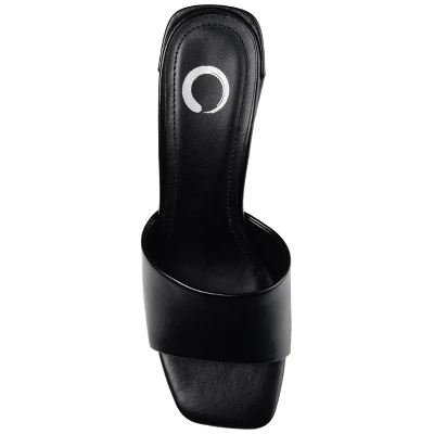 Journee Collection Womens Alisia Open Toe High Block Heel Pumps 5 Journee Collection Womens Alisia Open Toe High Block Heel Pumps - Image 3