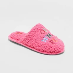 Women's Holiday Oh What Fun! Scuff Slippers - Wondershop™ Pink 9 Women's Holiday Oh What Fun! Scuff Slippers - Wondershop™ Pink -Noble Heels GUEST c3347ddd 2fa9 4eec 9c3c e1212d5d8541