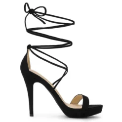 Allegra K Women's Platform Stiletto Heels Lace Up Sandals 22 Allegra K Women's Platform Stiletto Heels Lace Up Sandals -Noble Heels GUEST c3d3dfc1 6510 4c30 bd66 373b7e445c0a