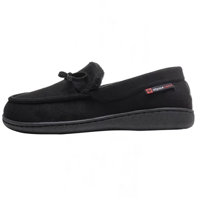 Alpine Swiss Vayla Womens Moccasin Slippers Warm Shearling Comfortable House Shoes 4 Alpine Swiss Vayla Womens Moccasin Slippers Warm Shearling Comfortable House Shoes - Image 2