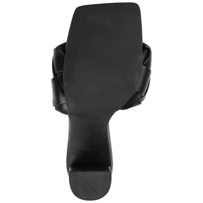 Journee Collection Womens Maysie Tru Comfort Foam Open Square Toe Block Heel Sandals 6 Journee Collection Womens Maysie Tru Comfort Foam Open Square Toe Block Heel Sandals - Image 4