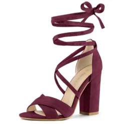 Allegra K Women's Crisscross Front Block Heeled Lace Up Sandals 31 Allegra K Women's Crisscross Front Block Heeled Lace Up Sandals -Noble Heels GUEST ca0d61c9 c7c4 4cc7 9c23 ac3298391ee1