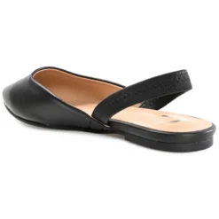 Journee Collection Womens Mallorca Pull On Almond Toe Sling-Back Flats -Noble Heels GUEST d0025a70 59f7 4ad2 bbe7 f6ba50115473
