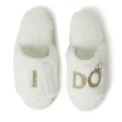 Dearfoams Womens Lane Bridal Slide Slippers 14 Dearfoams Womens Lane Bridal Slide Slippers -Noble Heels GUEST d0aec19e da9b 4085 9e57 bcd31e7e22bf