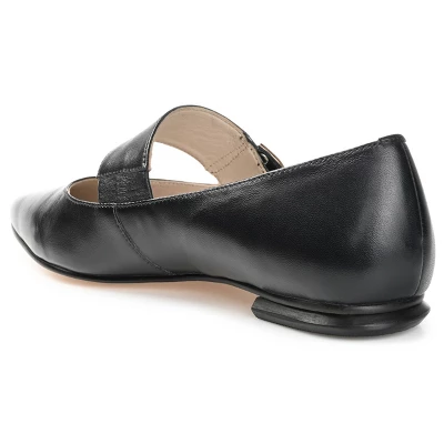 Journee Signature Womens Genuine Leather Emerence Loafer Pointed Toe Slip On Flats 8 Journee Signature Womens Genuine Leather Emerence Loafer Pointed Toe Slip On Flats - Image 6