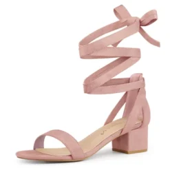 Allegra K Women's Open Toe Block Heel Lace Up Sandals 29 Allegra K Women's Open Toe Block Heel Lace Up Sandals -Noble Heels GUEST d4308a06 0e65 4ce6 810d 0b8f124e34ce