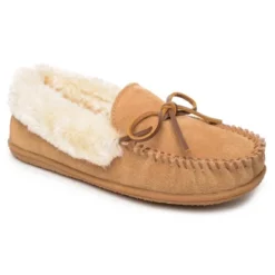 Minnetonka Women's Camp Collar Moc Moccasin Slippers -Noble Heels GUEST d50861ba b46e 4464 b7bd 0e6698f2e854