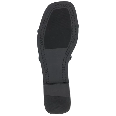 Journee Collection Womens Lauda Tru Comfort Foam Vegan Leather Slip On Sandals 6 Journee Collection Womens Lauda Tru Comfort Foam Vegan Leather Slip On Sandals - Image 4