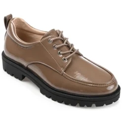 Journee Collection Womens Zina Oxford Almond Toe Lace-up Flats -Noble Heels GUEST d5fef774 ffcd 4b26 82aa 94d2a869d003