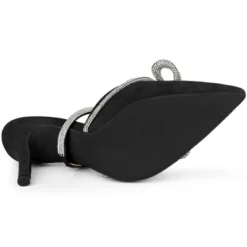 Perphy Pointed Toe Rhinestones Bow Stiletto Heel Slip On Mules For Women 11 Perphy Pointed Toe Rhinestones Bow Stiletto Heel Slip On Mules For Women -Noble Heels GUEST d85d3826 0376 444a 8e32 6c93579da6c6