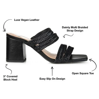Journee Collection Womens Natia Wide Width Open Square Toe Block Heel Sandals 9 Journee Collection Womens Natia Wide Width Open Square Toe Block Heel Sandals - Image 7