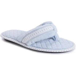 MUK LUKS Women's Darlene Thong Slipper -Noble Heels GUEST d9f97c09 451d 48d3 984c c99f73d27f24