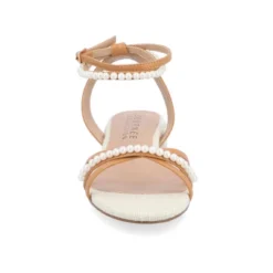 Journee Collection Womens Tulsi Faux Pearl Ankle Strap Covered Block Heel Sandals -Noble Heels GUEST da1ef985 0b30 4dc0 b0dc 85112072f683