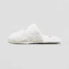 Women's Holiday Santa Happy Face Scuff Slippers - Wondershop™ Cream -Noble Heels GUEST db74503f eb4f 4892 9975 446c0bd72b8e