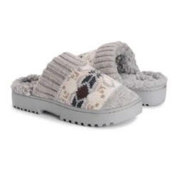 MUK LUKS Women's Minette Slippers -Noble Heels GUEST dbc7978d f69b 4ac5 8a4d 2c9c40fa9d61