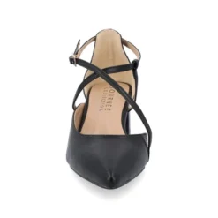 Journee Collection Womens Galvinn Crisscross Strap Pointed Toe Pumps -Noble Heels GUEST df85e03b d010 4142 a98c 57cdd6c42b38