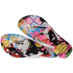 Havaianas Womens Slim Disney Stylish Minnie Mouse Flip Flop Sandals