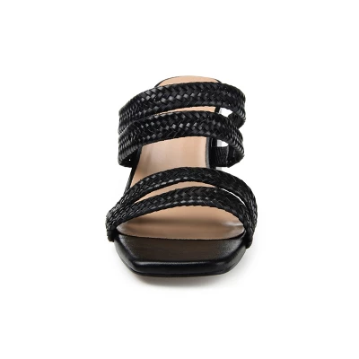 Journee Collection Womens Natia Wide Width Open Square Toe Block Heel Sandals 7 Journee Collection Womens Natia Wide Width Open Square Toe Block Heel Sandals - Image 5