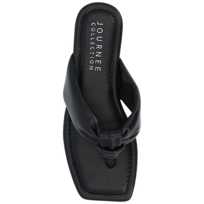 Journee Collection Womens Ares Tru Comfort Foam Light Puff Flip Flop Sandals 5 Journee Collection Womens Ares Tru Comfort Foam Light Puff Flip Flop Sandals - Image 3