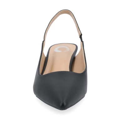 Journee Collection Womens Paulina Kitten Heel Sling Back Pointed Toe Pumps 7 Journee Collection Womens Paulina Kitten Heel Sling Back Pointed Toe Pumps - Image 5