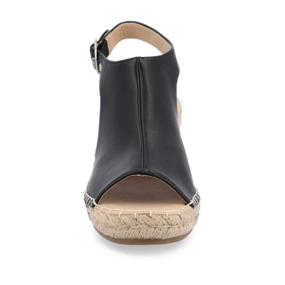 Journee Collection Womens Crew Wedge Heel Espadrille Sandals 7 Journee Collection Womens Crew Wedge Heel Espadrille Sandals - Image 5