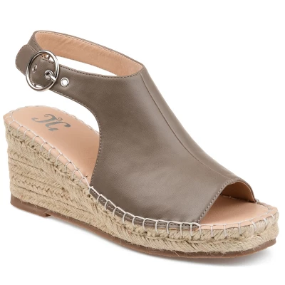 Journee Collection Womens Crew Wedge Heel Espadrille Sandals 15 Journee Collection Womens Crew Wedge Heel Espadrille Sandals - Image 13