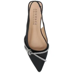 Journee Collection Womens Rebbel Sling Back Pointed Toe Flats -Noble Heels GUEST e43e1552 f765 4e38 a9e8 63e047ae1b16