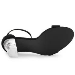 Allegra K Women's Ankle Strap Clear Heel Chunky Heels Sandals -Noble Heels GUEST e4647923 0143 41d3 9f25 b21e275f22cc