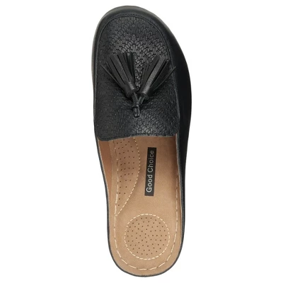 GC Shoes Dacey Tassel Slide Wedge Mule 5 GC Shoes Dacey Tassel Slide Wedge Mule - Image 3