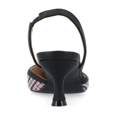 Journee Collection Womens Nellia Slip On Kitten Heel Mule Pump 4 Journee Collection Womens Nellia Slip On Kitten Heel Mule Pump - Image 2