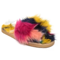 Minnetonka Women's Faux Fur Lolo Slide Slipper -Noble Heels GUEST e6e75d52 3d3f 4bef 858d 4b6e381bcfd6